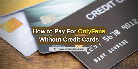 onlyfans credits|Yet Another Onlyfans Credit Card Question : r/CreditCards